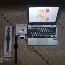  Remax CozyPods W30N ၊Remax IP670 Smart Watch 8၊ Samsung Chrome Book Computer Image, classified, Myanmar marketplace, Myanmarkt