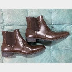  ရှမ်းရိုးမချုပ် နွားသားရေအစစ် Chelsea Boot Size '41' Image, classified, Myanmar marketplace, Myanmarkt