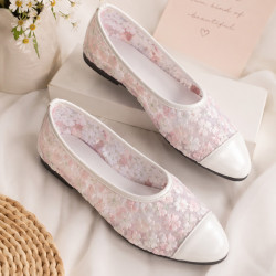  Floral flat shoes Image, classified, Myanmar marketplace, Myanmarkt