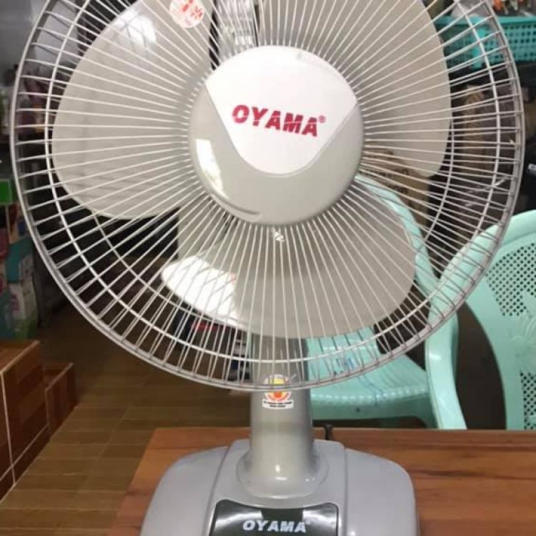  OYAMA 12" Table Fan - Made in Vietn Image, လျှပ်စစ်ပစ္စည်းများ classified, Myanmar marketplace, Myanmarkt