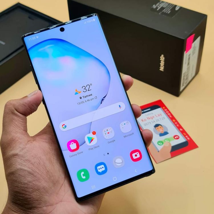 မိုဘိုင်းဖုန်းများ samsung note 10 plus Price in Myanmar Myanmarkt