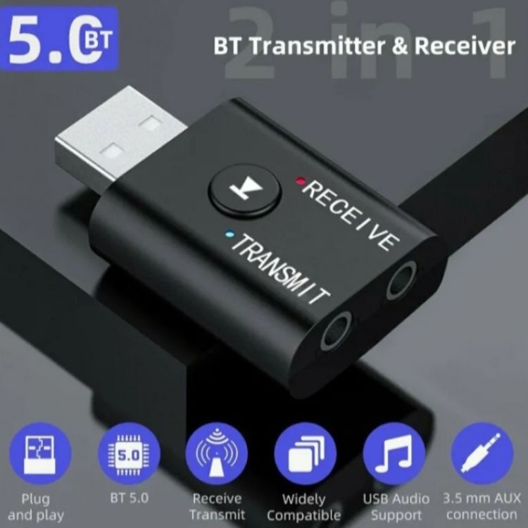 ကွန်ပျူတာနှင့် ကွန်ယက်ပိုင်းဆိုင်ရာ - 2 in 1 bluetooth audio adapter ...
