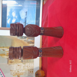  ဘုရင် နဲ့ ဘုရင်မ သစ်သားပန်းပု အလှထားအသုံးပြုပါ Image, classified, Myanmar marketplace, Myanmarkt