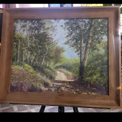  Oil painting Image, classified, Myanmar marketplace, Myanmarkt