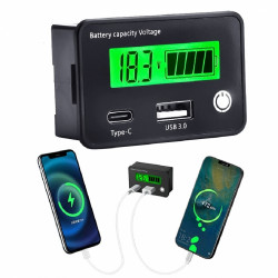  Volt Meter with Phone Charger Image, classified, Myanmar marketplace, Myanmarkt