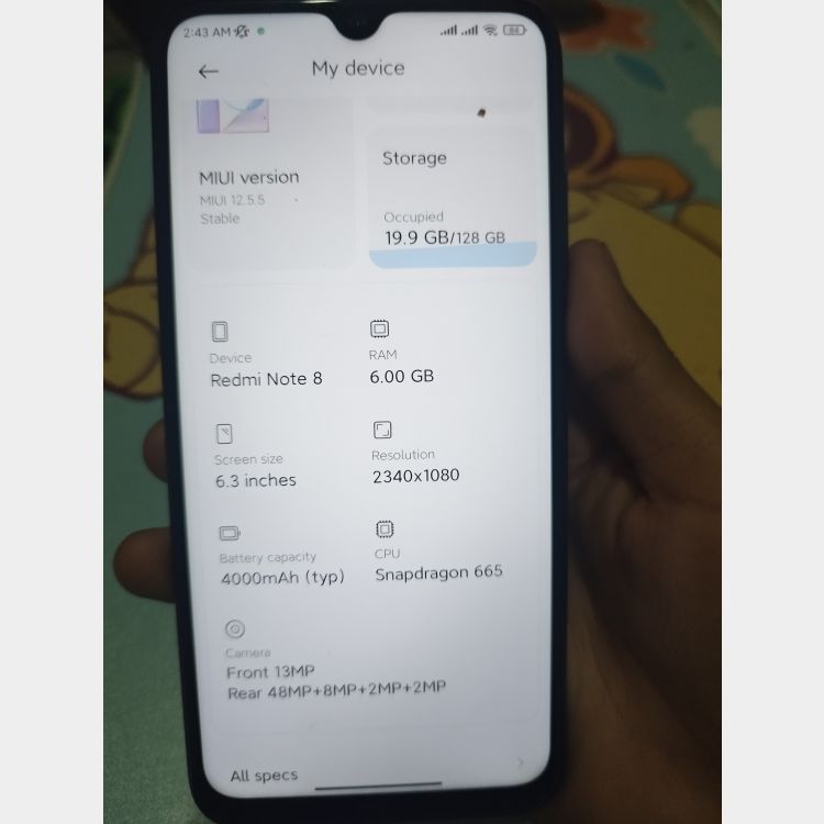 မိုဘိုင်းဖုန်းများ - redmi note 8 ram8 128gn Price in Myanmar ...