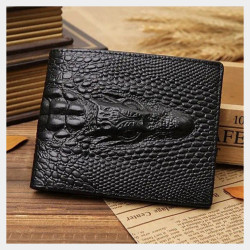  PU သားရေ bifold ပိုက်ဆံအိတ် အမည်း Image, classified, Myanmar marketplace, Myanmarkt