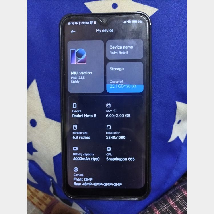 မိုဘိုင်းဖုန်းများ - redmi note8 ram6.128 g Price in Myanmar ...