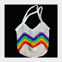 Crochet Net Tote Bag Image