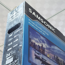  Samsonic 24" TV Image, classified, Myanmar marketplace, Myanmarkt