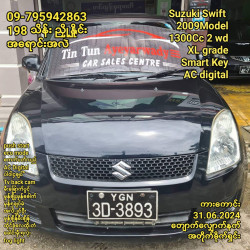 Suzuki Swift 2009  Image, classified, Myanmar marketplace, Myanmarkt