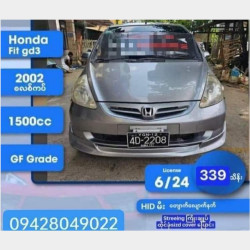 Honda Fit 2002  Image, classified, Myanmar marketplace, Myanmarkt