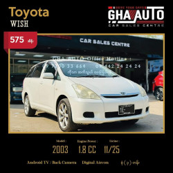 Toyota Wish 2003  Image, classified, Myanmar marketplace, Myanmarkt