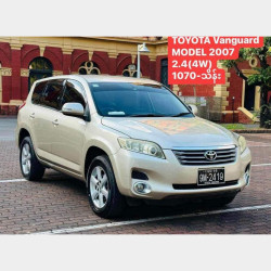Toyota Vanguard 2007  Image, classified, Myanmar marketplace, Myanmarkt