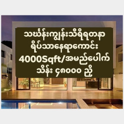  သိန်း၄၈၀၀၀ညှိသင်္ဃန်းကျွန်းသီရိရတနာရိပ်သာနေရာကောင်းအရောင်း Image, classified, Myanmar marketplace, Myanmarkt